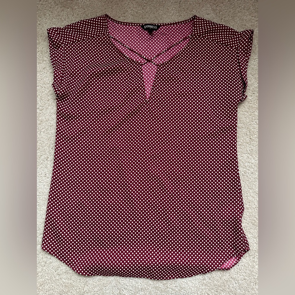 Express Polka Dot Blouse